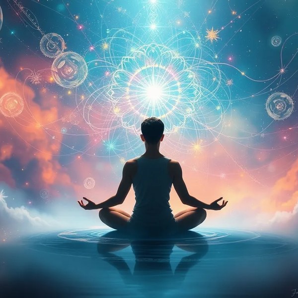 Metaphysical remote healing session